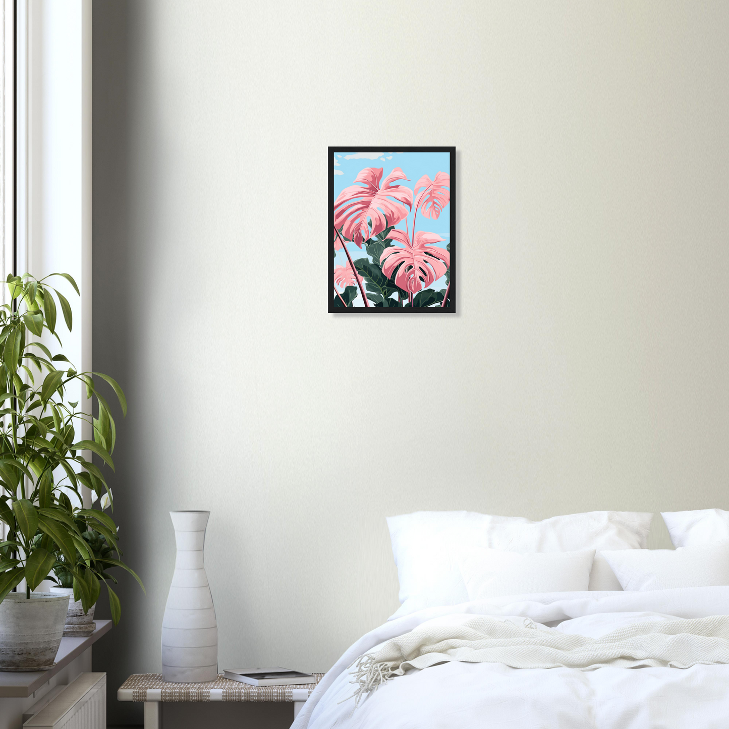 Pink Majesty Monstera Wall Art