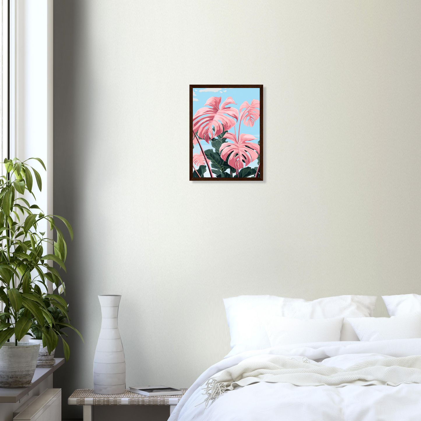 Pink Majesty Monstera Wall Art