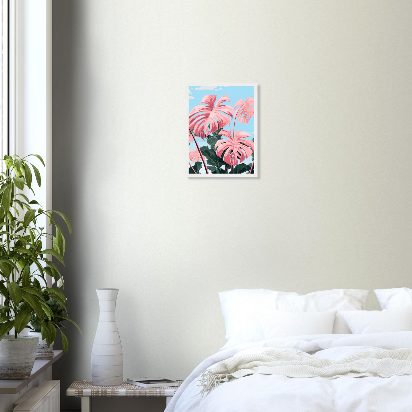 Pink Majesty Monstera Wall Art