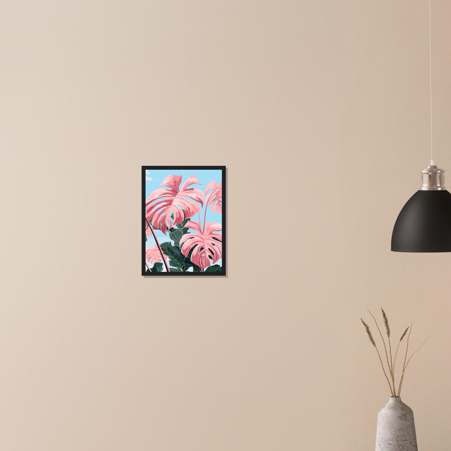 Pink Majesty Monstera Wall Art