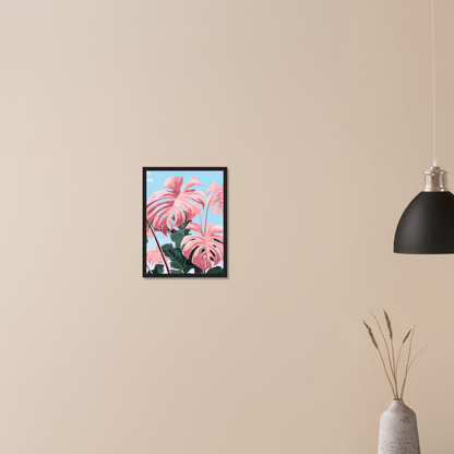 Pink Majesty Monstera Wall Art