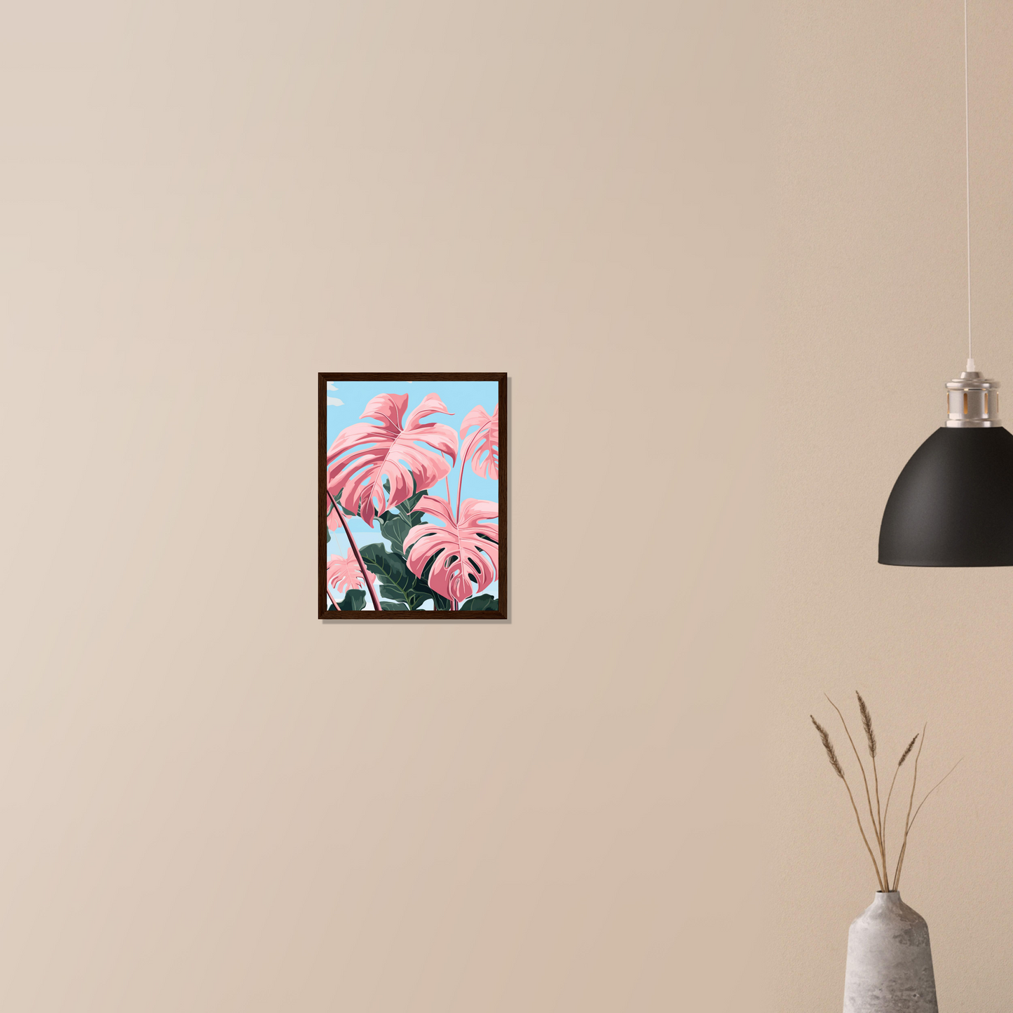 Pink Majesty Monstera Wall Art