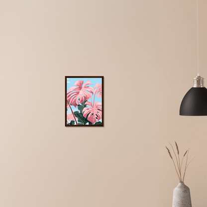 Pink Majesty Monstera Wall Art