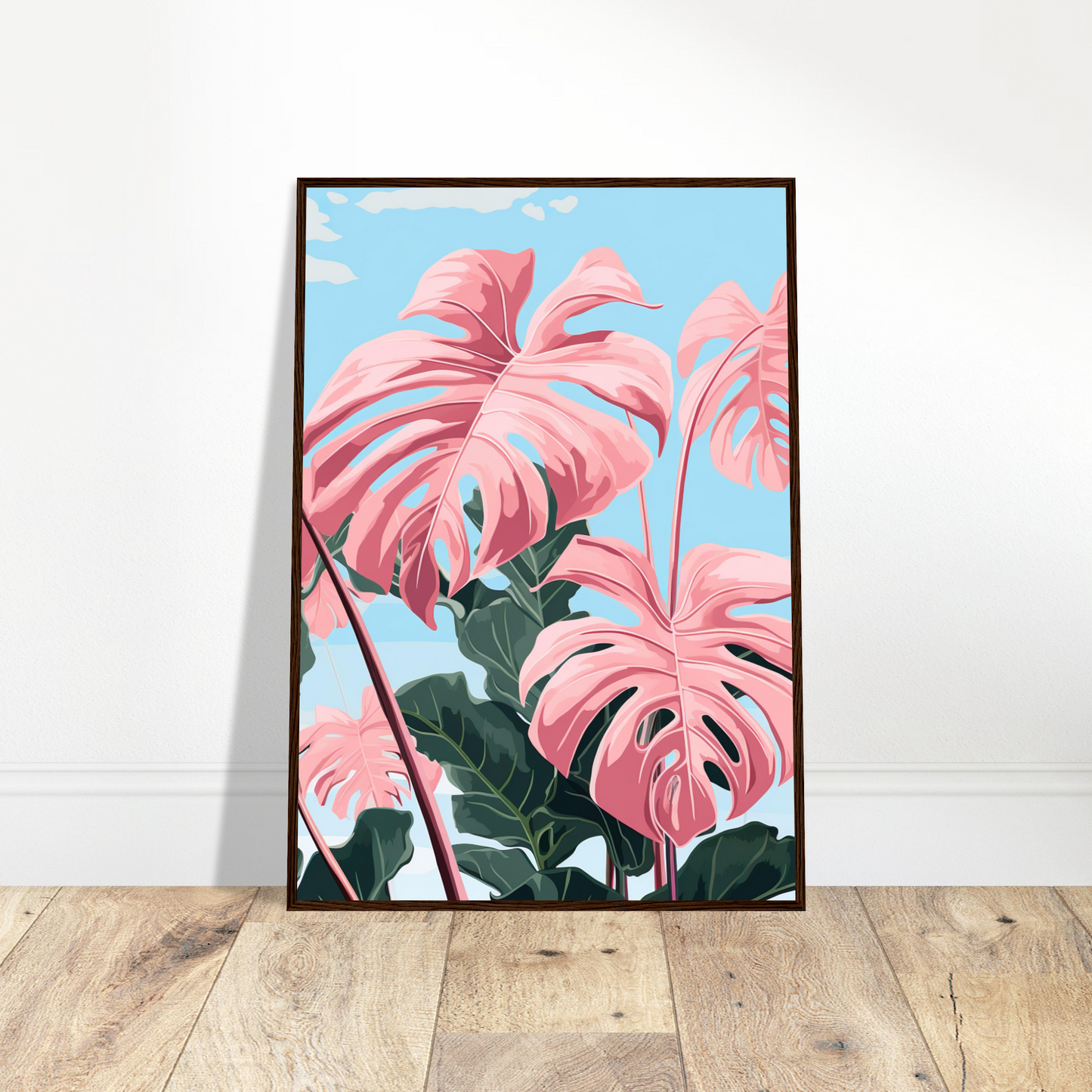 Pink Majesty Monstera Wall Art