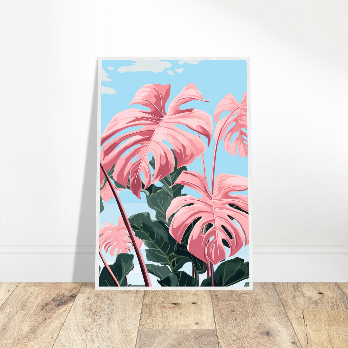 Pink Majesty Monstera Wall Art