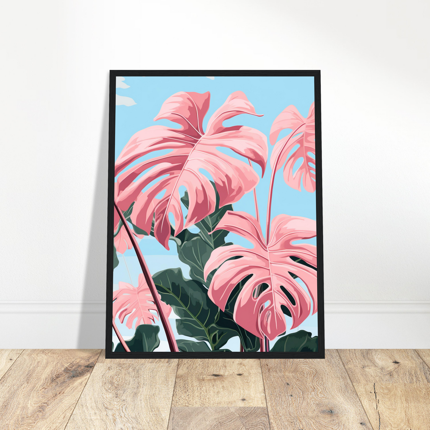 Pink Majesty Monstera Wall Art