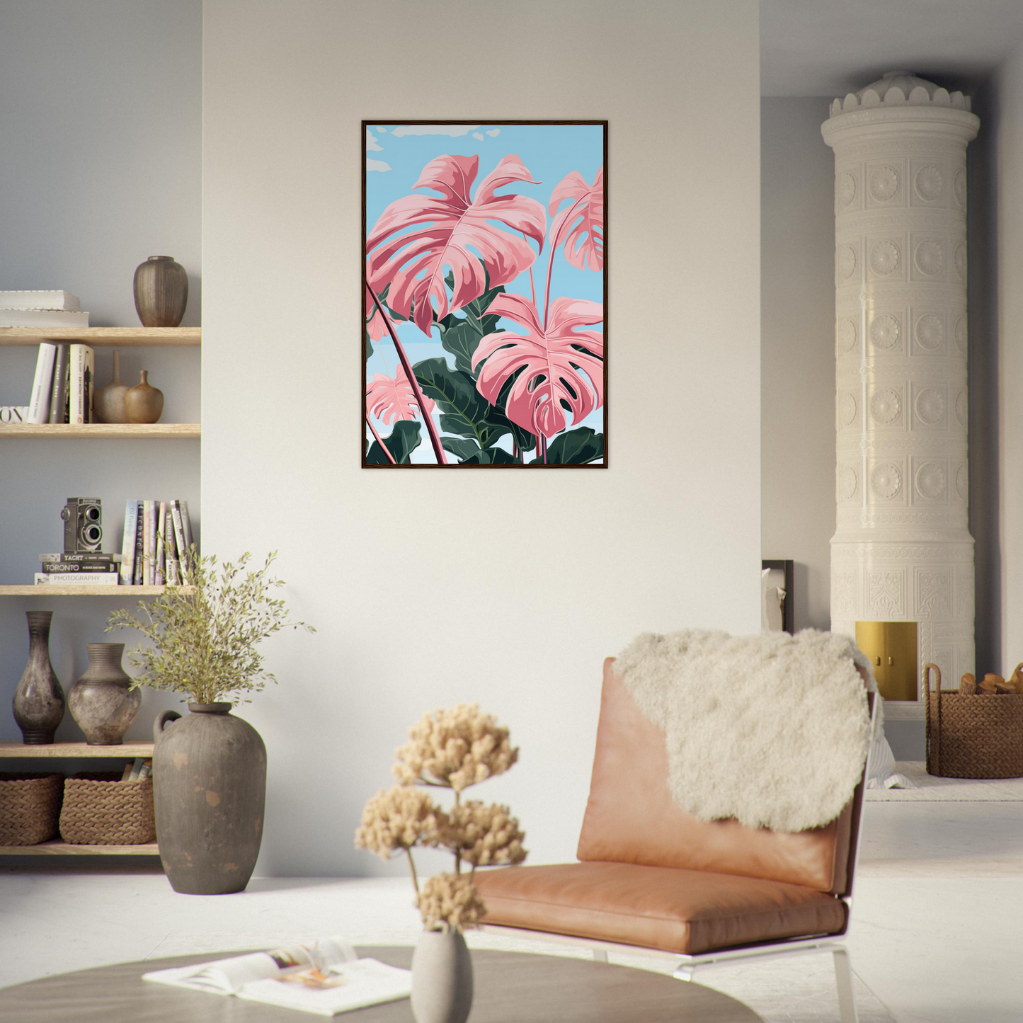 Pink Majesty Monstera Wall Art