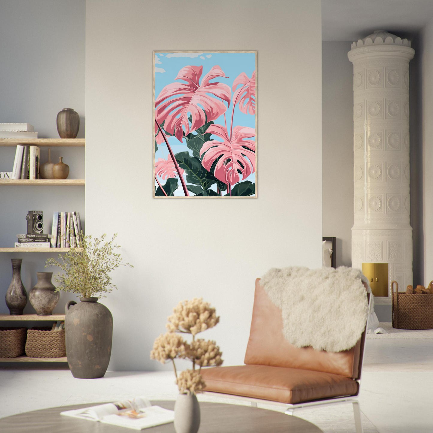 Pink Majesty Monstera Wall Art
