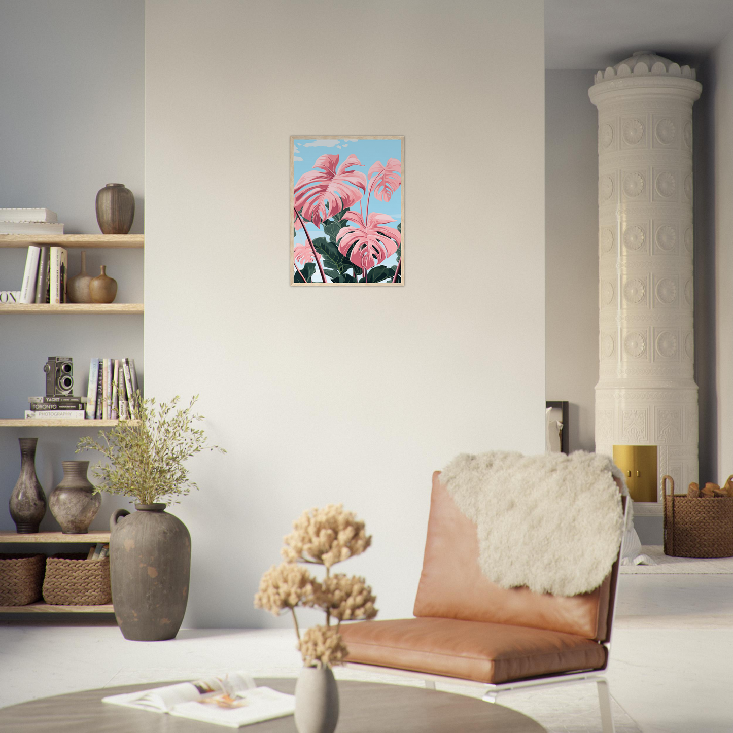 Pink Majesty Monstera Wall Art