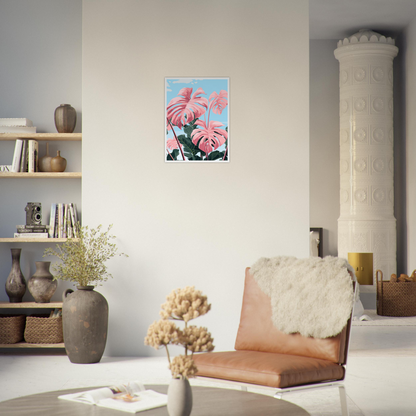 Pink Majesty Monstera Wall Art