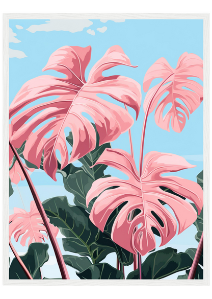 Pink Majesty Monstera Wall Art